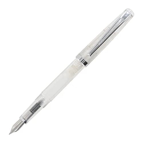 Noodler's Clear Demonstrator Piston Fill Flex Nib Fountain Pen Medium Point | Smooth Ink Flow Writing Instrument thumbnail 1