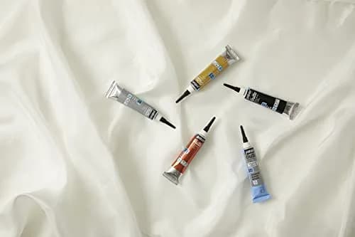 PEBEO Setasilk Gold Silk Painting Gutta 20ml (0.67 Fl Oz) | Water-Based Outline Paste for Fabric Art thumbnail 2