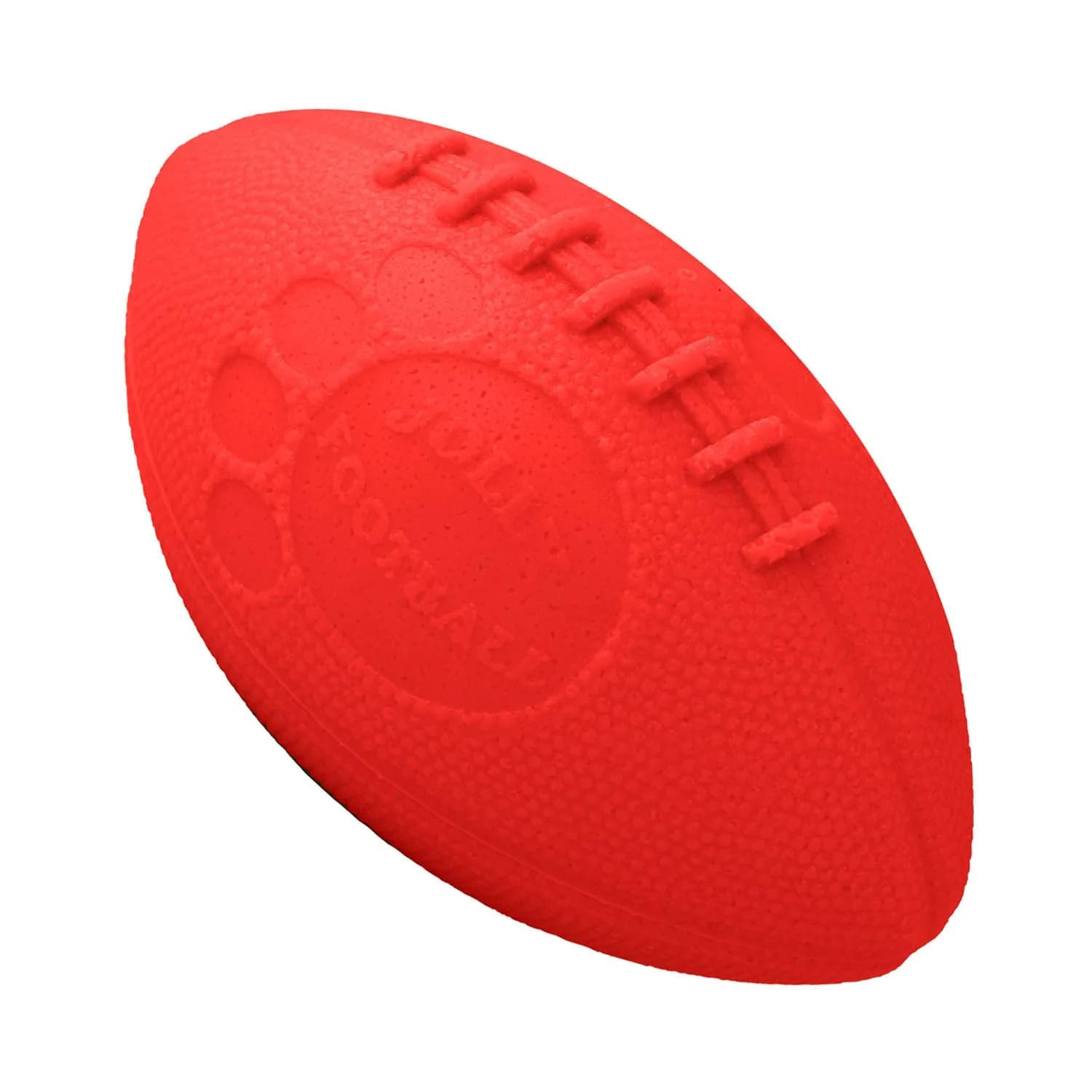 Jolly Pets Jolly Football Dog Toy, 8 in, Orange, Floats | Durable Rubber Fetch Ball for Water Play