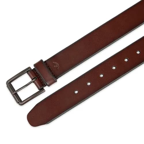 Dockers Men's Casual Leather Belt 34 | Classic Top Grain Leather, Silver Buckle thumbnail 5