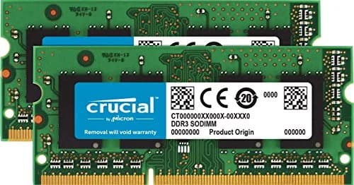 Crucial 8GB DDR3 1600 MHz CL11 Laptop Memory CT102464BF160B - main product image