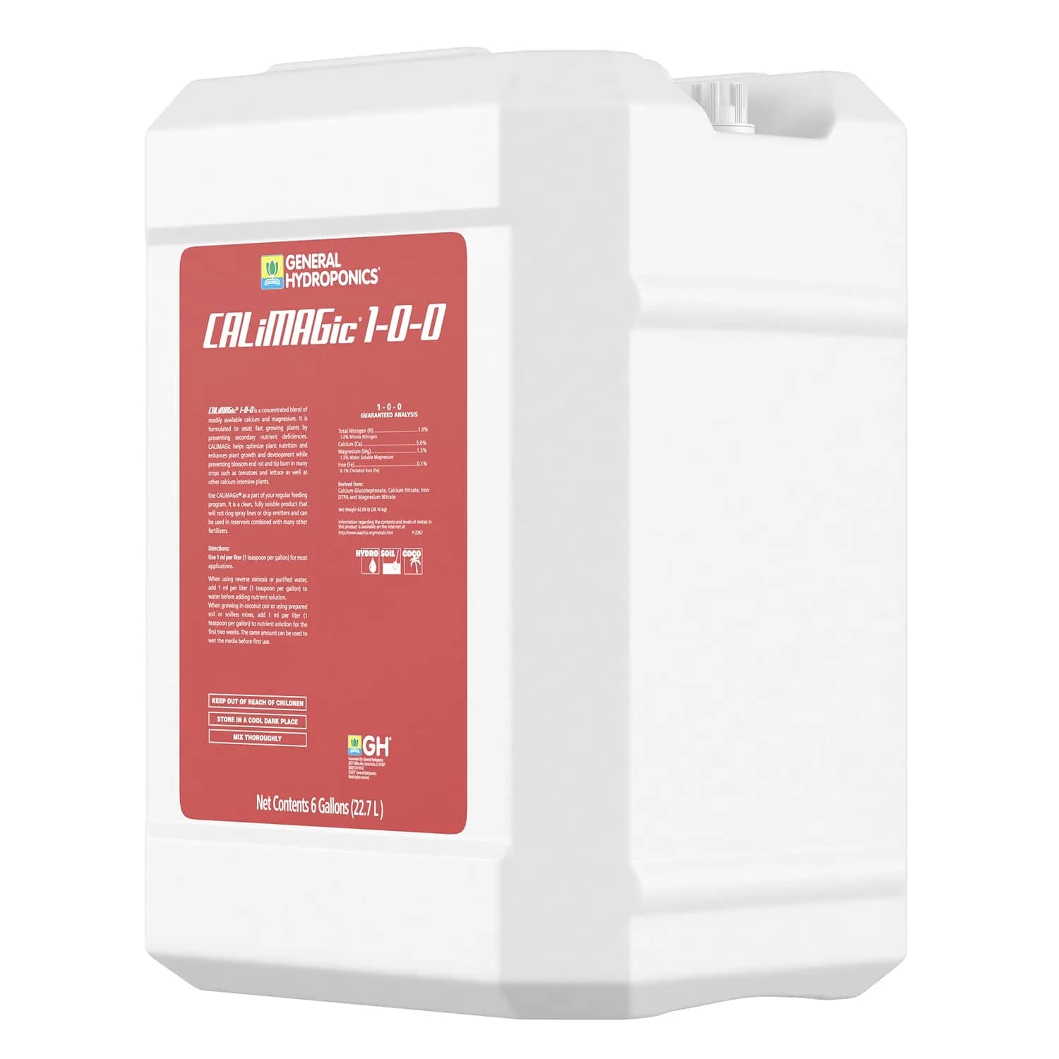 General Hydroponics CaliMagic Liquid Fertilizer 22.18 L (768 Fl Oz) | Prevents Nutrient Deficiencies - view 3