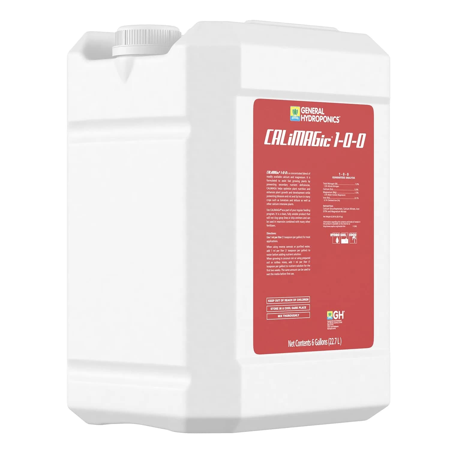 General Hydroponics CaliMagic Liquid Fertilizer 22.18 L (768 Fl Oz) | Prevents Nutrient Deficiencies - view 4