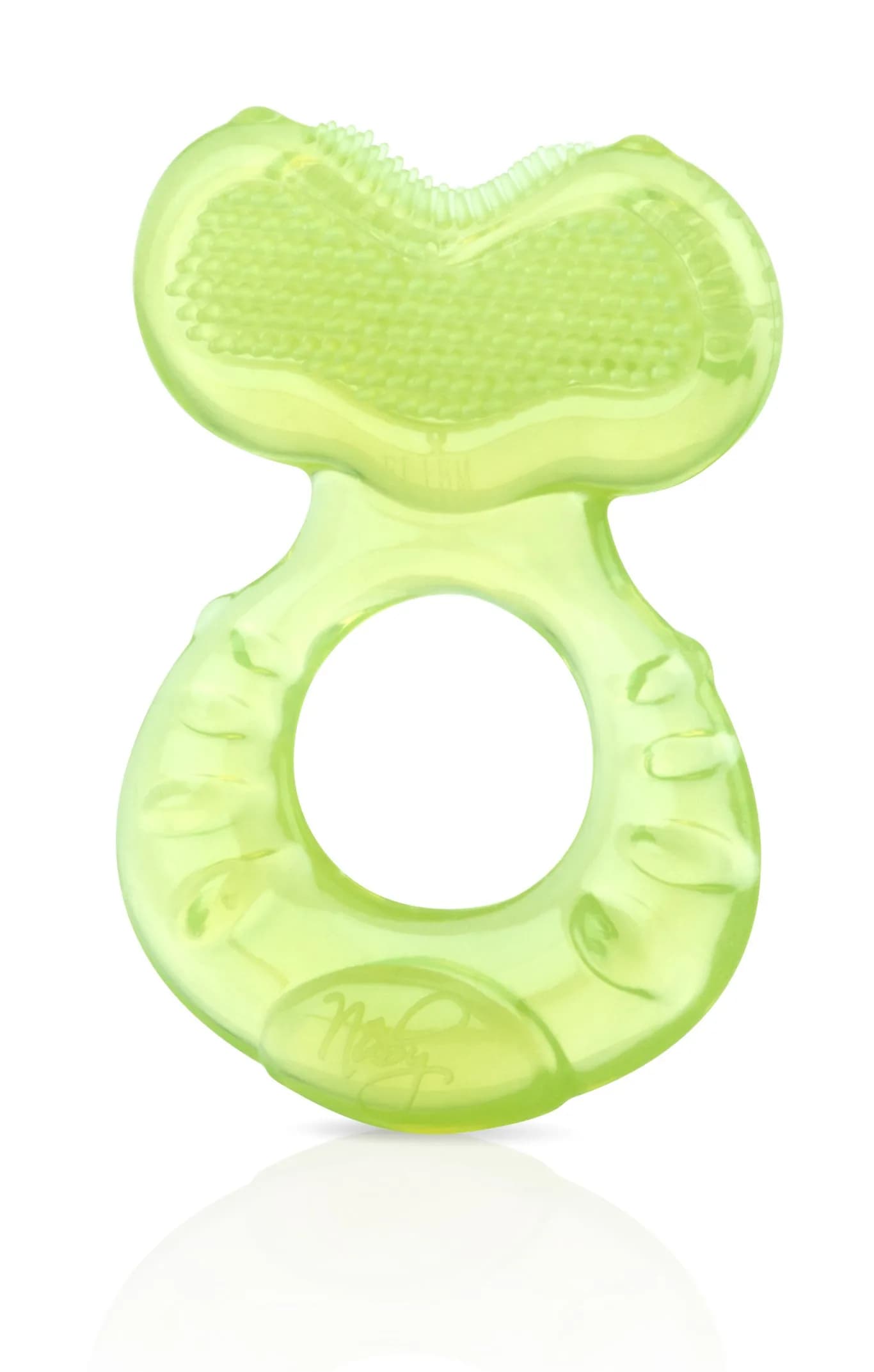 Nuby Silicone Teethe-EEZ Teether with Bristles & Case | BPA-Free, Fish Shape, 3+ Months - view 5