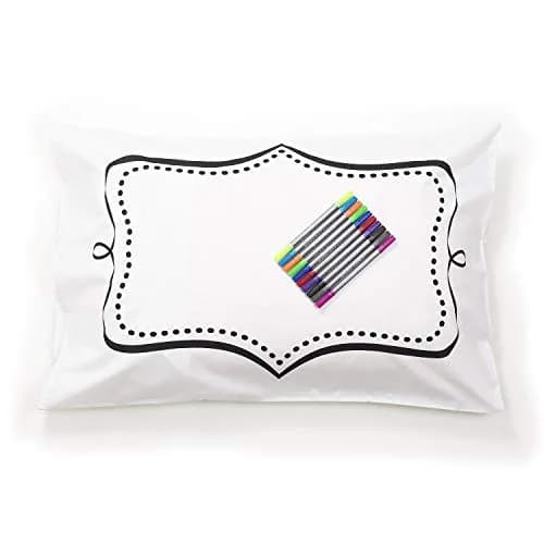 eatsleepdoodle Doodle Notebook Coloring Pillowcase, 20x30in | Reversible Cotton Pillowcase for Kids thumbnail 8