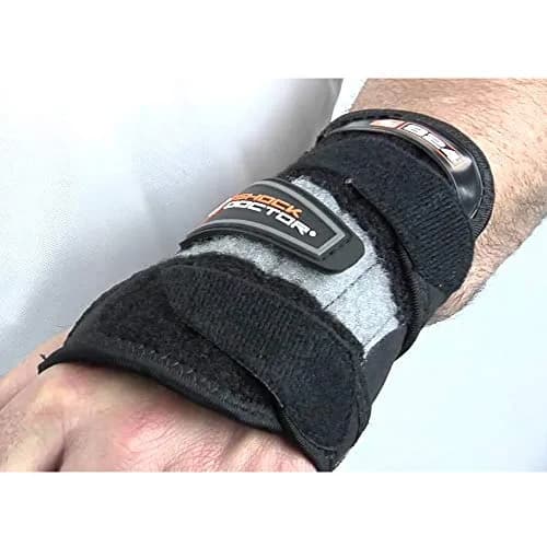 Shock Doctor Wrist 3-Strap Support Left Small | Moderate Hyperextension & Carpal Tunnel Relief thumbnail 2