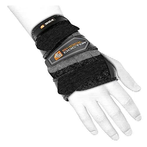 Shock Doctor Wrist 3-Strap Support Right: Small | Multi-Zone Compression for Sprains & Carpal Tunnel thumbnail 1
