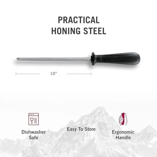 Victorinox Swiss Classic Fibrox Honing Steel 10-Inch (25.4 cm) | Maintains Knife Sharpness thumbnail 5