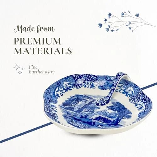 Spode Blue Italian 7.5" Handled Tray | Elegant Porcelain Serveware with Heritage Appeal thumbnail 4