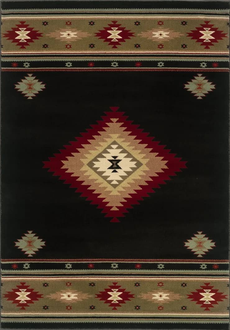 Oriental Weavers Hudson 074a1 7'8" Round Rug | Modern, Fade-Resistant Polypropylene