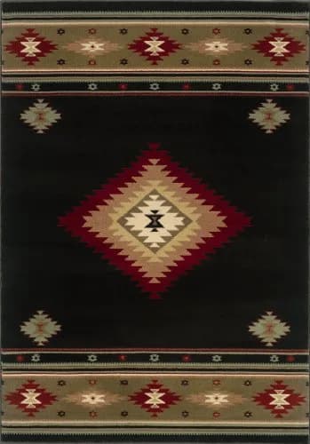 Oriental Weavers Hudson 074a1 7'8" Round Rug | Modern, Fade-Resistant Polypropylene thumbnail 1