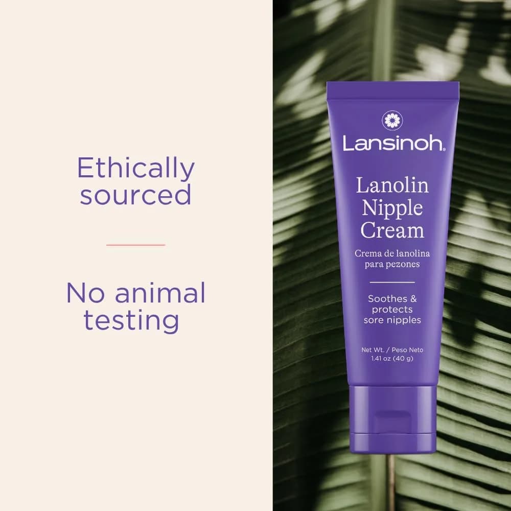 Lansinoh Natural Nipple Butter - 1.41 Ounce Tube | Soothes Sore Nipples, Safe for Baby - view 8
