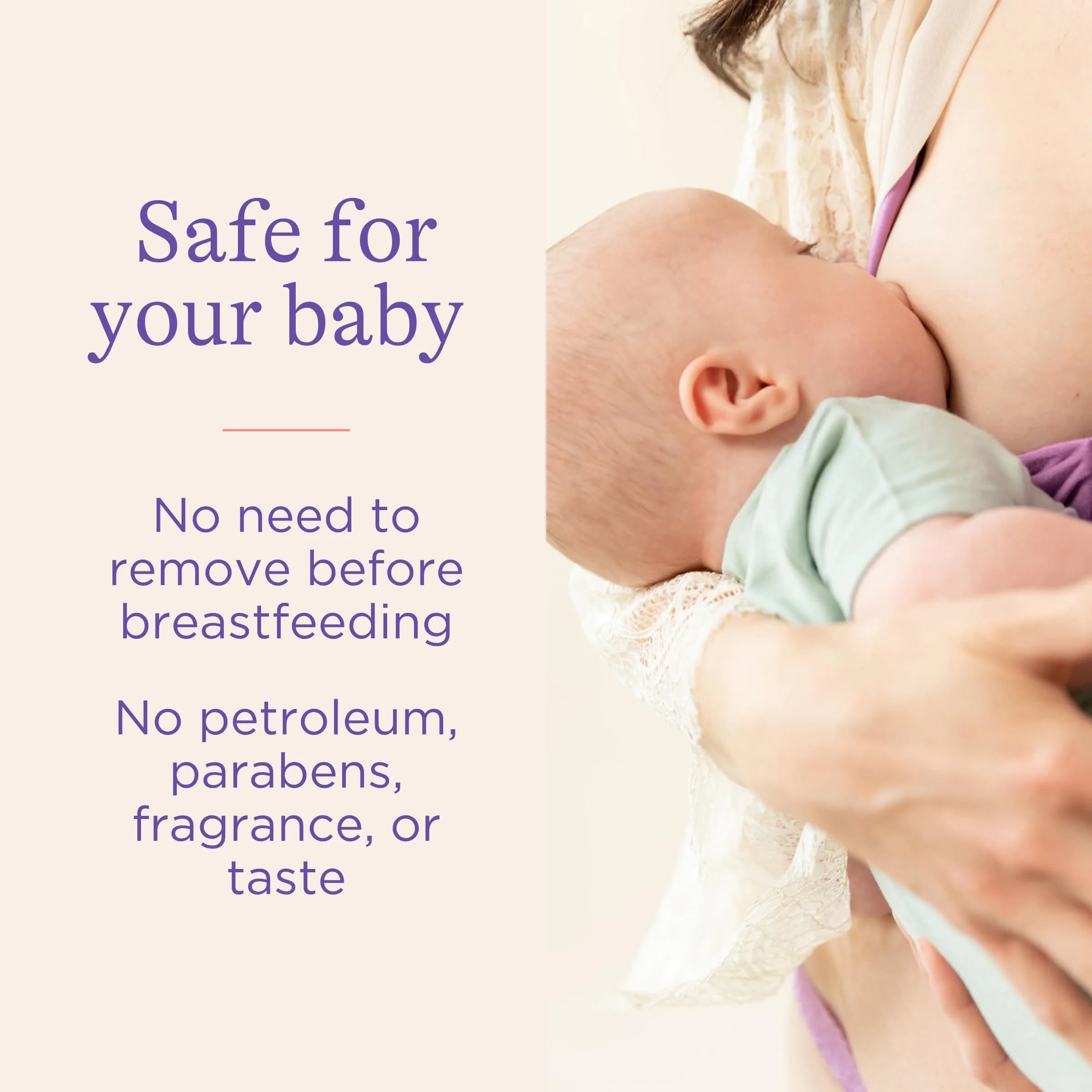 Lansinoh Natural Nipple Butter - 1.41 Ounce Tube | Soothes Sore Nipples, Safe for Baby - view 3