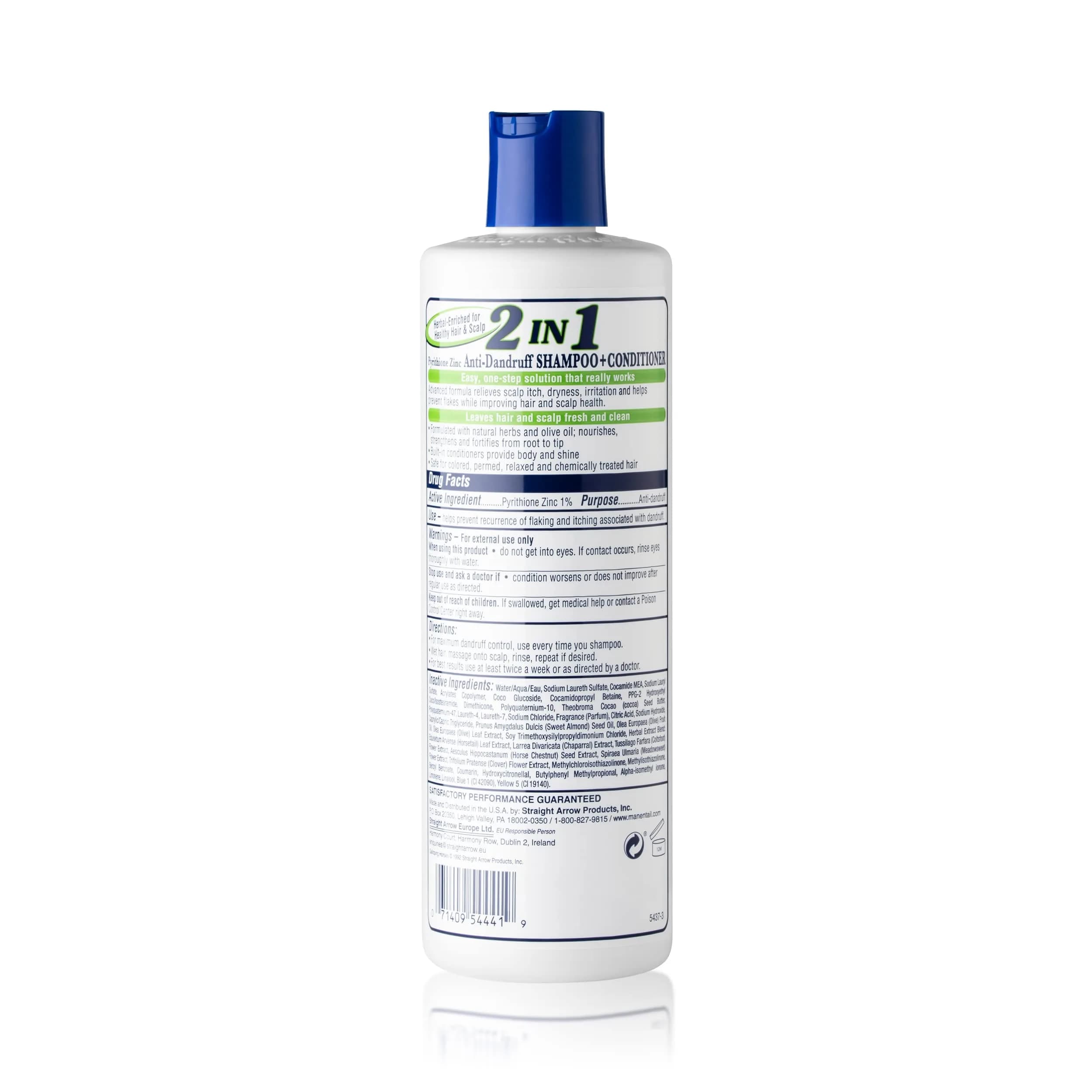 Mane 'n Tail Daily Control 2-in-1 Anti-Dandruff Shampoo & Conditioner 355ml (12 Fl Oz) | Herbal Enriched for Healthy Scalp - view 2