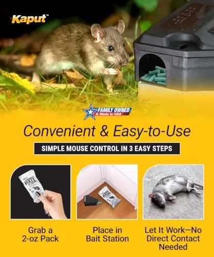 Kaput Combo Bait Pellets 2 Oz Pack of 250 | Effective Rodent & Flea Pest Control thumbnail 4