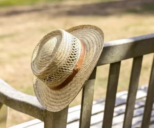 Dorfman Pacific Rush Gambler Hat for Men, Straw Sun Hat, Wide Brim UV Protection | Durable & Ventilated thumbnail 7