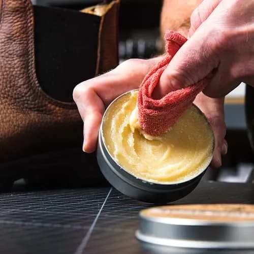 Otter Wax Leather Salve | 5 oz | Nourishing Leather Conditioner & Cleaner Balm for Boots, Furniture, Car Seats, Jackets, Hats & Bags | All-Natural & Chemical & PFAS-Free | Made in Portland | USA thumbnail 3