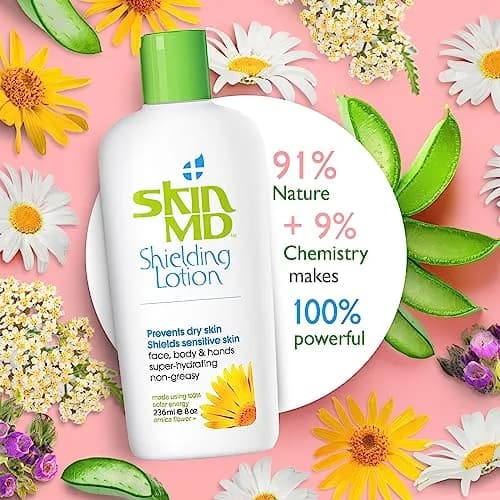 Skin MD Shielding Lotion Hydrating Body Lotion for Sensitive Skin | Non-Greasy, Fast-Absorbing Moisturizer with Plant-Based Ingredients - 8oz thumbnail 3