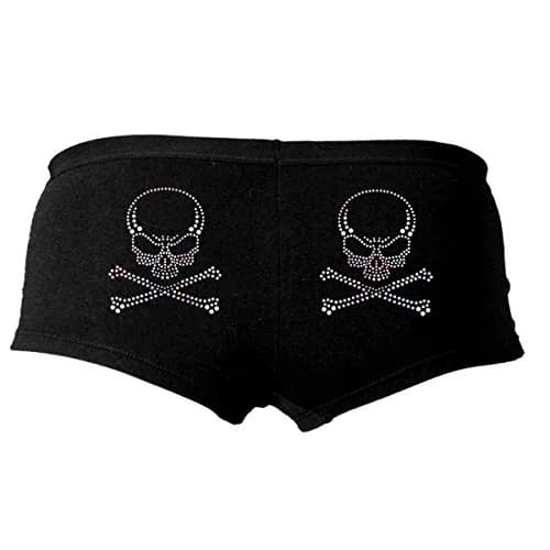 Hot Leathers Boy Shorts Skull & Crossbones M | Sexy Printed Cotton-Spandex Underwear thumbnail 4