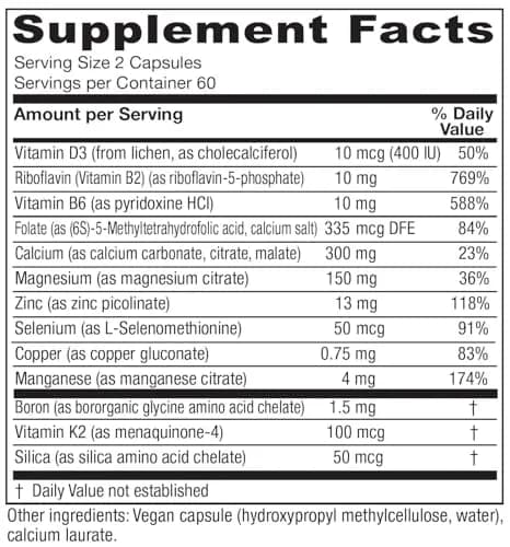 Vitanica OsteoBlend 120 Capsules | Complete Bone Support with Vitamin D & Magnesium thumbnail 2