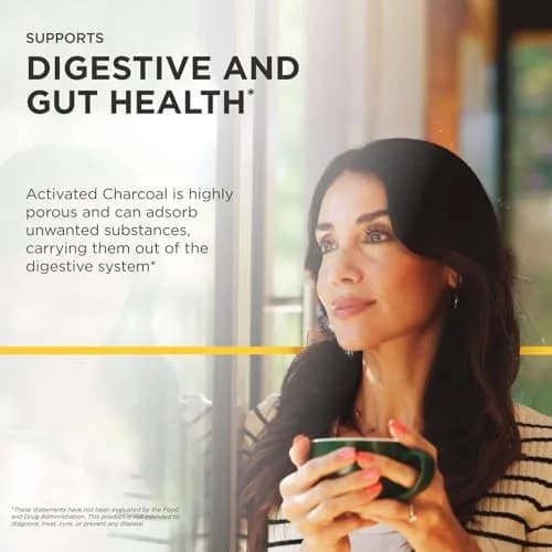Integrative Therapeutics Activated Charcoal Capsules | 100 Count (50 Servings) Digestive & Gut Health Support thumbnail 5