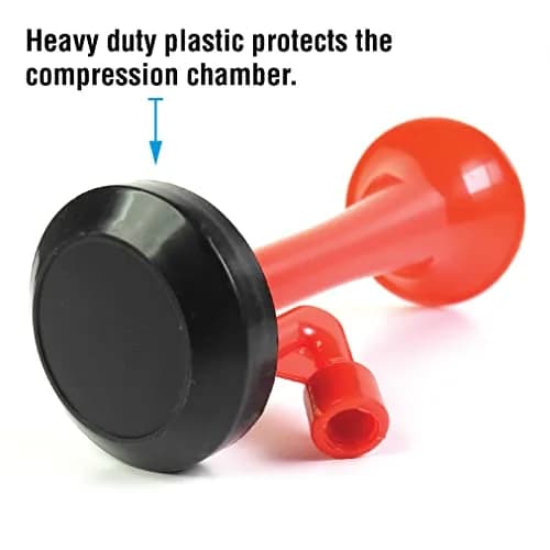Seachoice Reusable Eco-Friendly Pump Blast Air Horn 110 dB for Boating, Auto and Sports | Loud, Coast Guard Compliant thumbnail 6