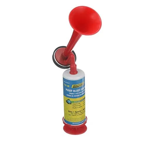 Seachoice Reusable Eco-Friendly Pump Blast Air Horn 110 dB for Boating, Auto and Sports | Loud, Coast Guard Compliant thumbnail 2