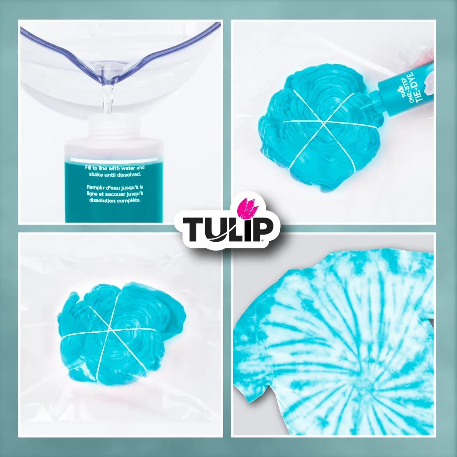 TULIP One-Step Tie-Dye Kit, Vibrant Colors for Fabric 4 fl oz | Easy, Mixable, Natural Fiber Dye thumbnail 2