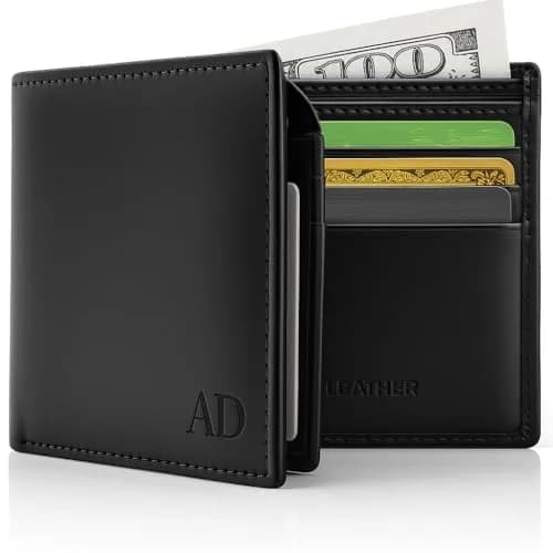 Access Denied Vegan Leather Bifold Wallets for Men | RFID & ID Window Slim Design thumbnail 1