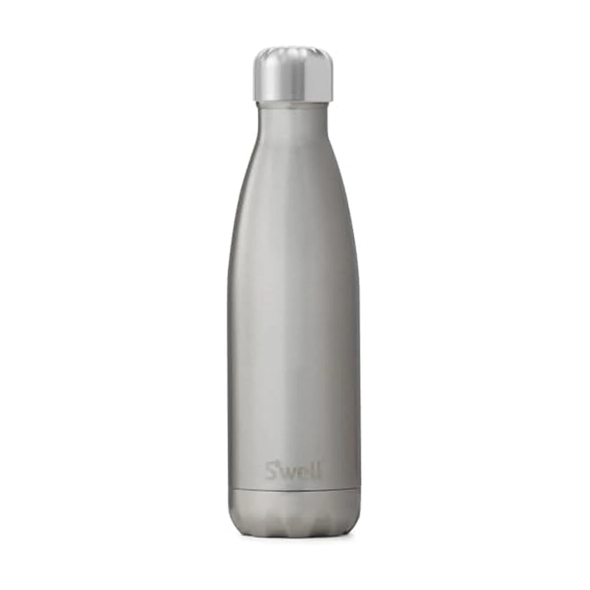 S'well Stainless Steel Water Bottle 17oz (502ml) Ocean Blue | Triple-Layered Vacuum Insulated — Silver Lining / 17 Ounces