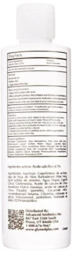 GlyMed Plus Serious Action Sal X Exfoliating Cleanser 8 Oz | Tea Tree Acne Prone Skin Care thumbnail 2