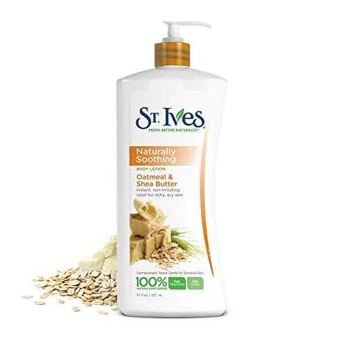 St. Ives Nourish & Soothe Oatmeal & Shea Butter Body Lotion 621ml (21 Fl Oz) | Dermatologist Tested for Sensitive Skin thumbnail 3