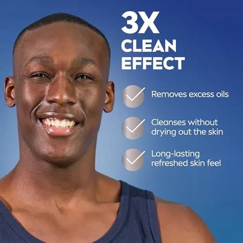 NIVEA MEN Maximum Hydration Face Wash 148ml (5 Fl Oz) | Gentle Cleansing for Dry Skin thumbnail 6