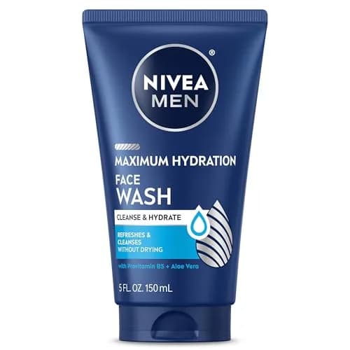 NIVEA MEN Maximum Hydration Face Wash 148ml (5 Fl Oz) | Gentle Cleansing for Dry Skin thumbnail 1