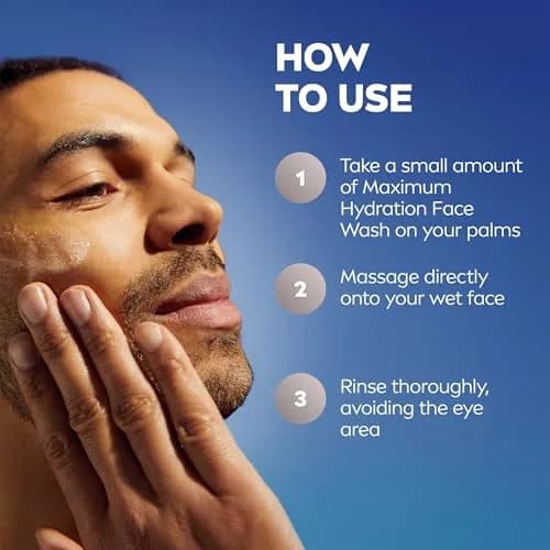 NIVEA MEN Maximum Hydration Face Wash 148ml (5 Fl Oz) | Gentle Cleansing for Dry Skin thumbnail 8