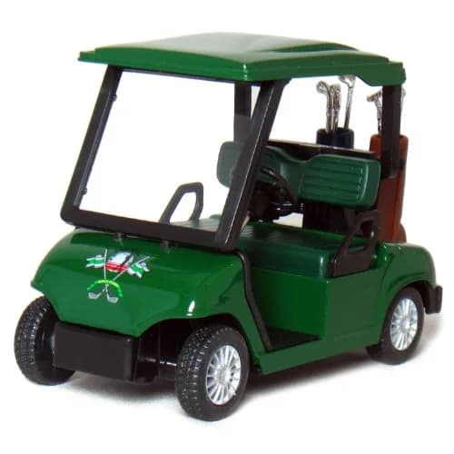KiNSFUN Golf Cart Pullback Action Toy 12.7 cm (5 inches) | ASTM-Tested Toy Vehicle thumbnail 1