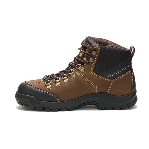 CAT Footwear Men's Threshold Waterproof Soft Toe Work Boot, Real Brown, 6.5 | Durable Water-Resistant Workwear thumbnail 5
