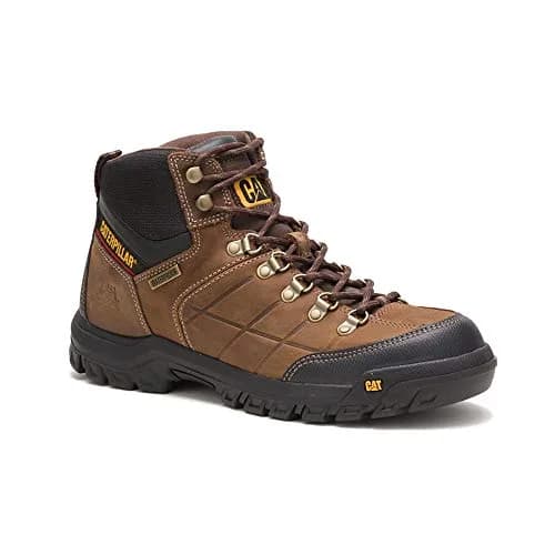 CAT Footwear Men's Threshold Waterproof Soft Toe Work Boot, Real Brown, 6.5 | Durable Water-Resistant Workwear thumbnail 3