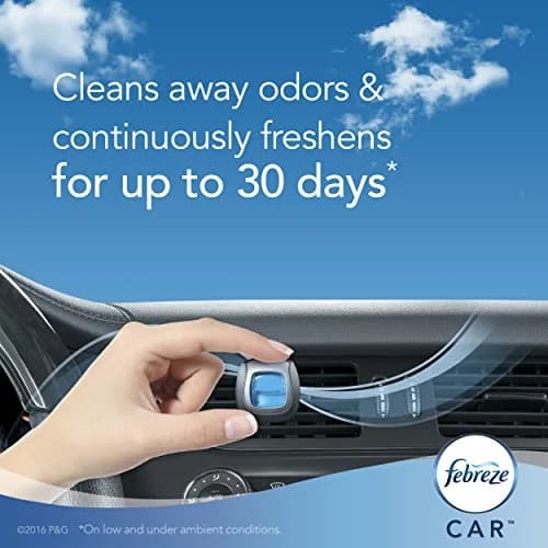 Febreze Car Air Fresheners Hawaiian Aloha Vent Clips 1.04 Fl Oz (8 Pack) | Eliminates Odors, Lasts 30 Days thumbnail 3