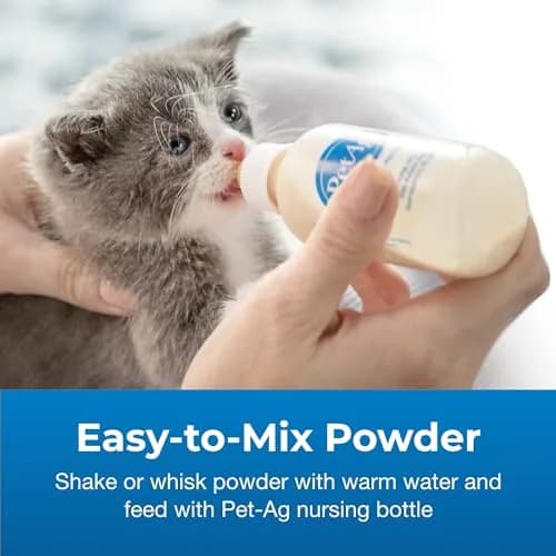 PetAg PetLac Kitten Milk Replacement Powder 10.5 oz (298g) | Complete Nutrition for Newborn to Six Weeks Old thumbnail 5