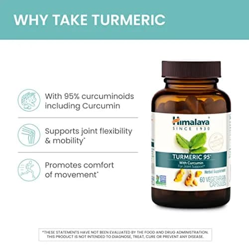 Himalaya Turmeric 95 Curcumin Supplement 600 mg | Supports Joint & Immune Health thumbnail 3
