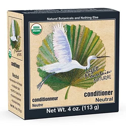 Light Mountain Henna Hair Color & Conditioner - Neutral 4 Oz | Chemical-Free, Organic Botanical for Shiny Hair thumbnail 1