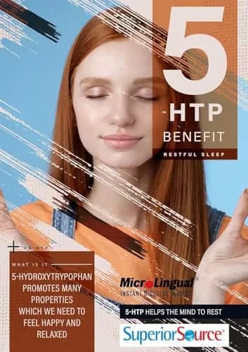 Superior Source 5-HTP 50 mg | Sublingual Tablets for Sleep & Relaxation (60 Count) thumbnail 4