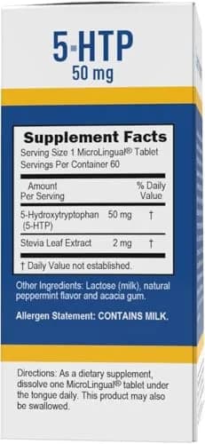 Superior Source 5-HTP 50 mg | Sublingual Tablets for Sleep & Relaxation (60 Count) thumbnail 3