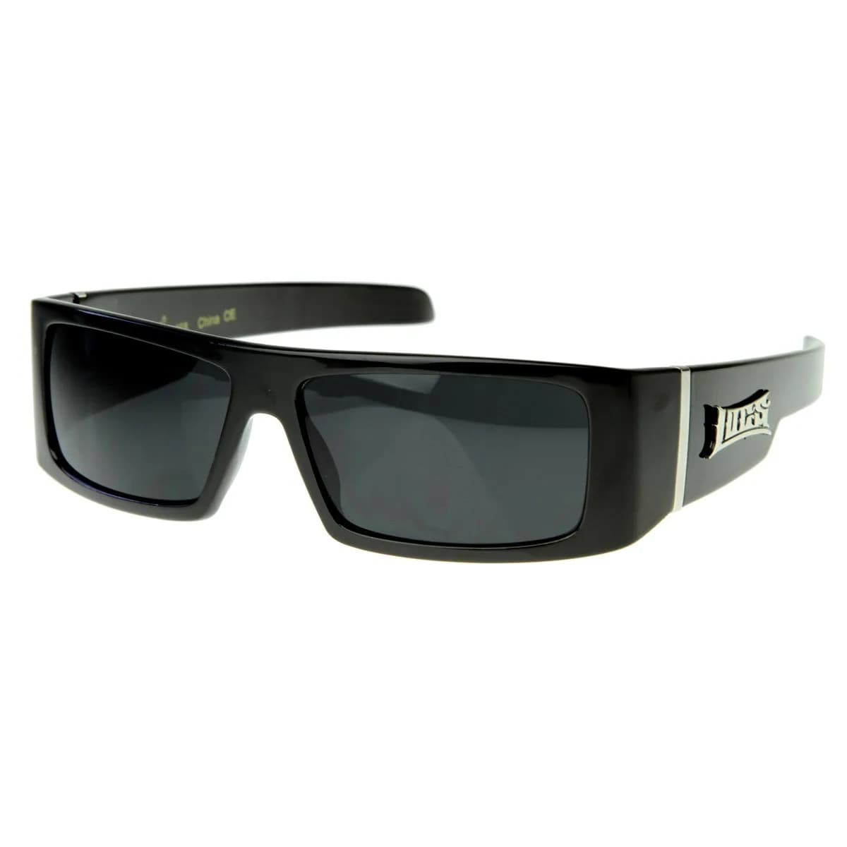MODA Sunglasses - Square Sports Frame UV Protection, Polycarbonate, 55mm, Unisex — Black