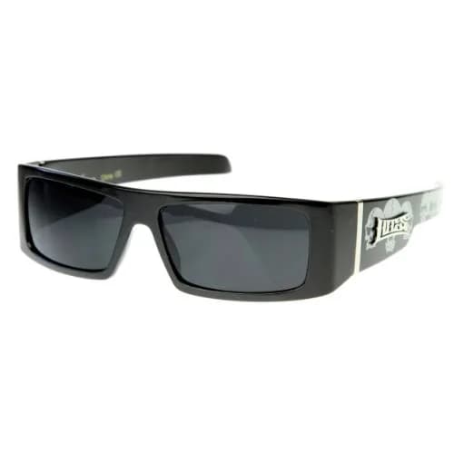 Locs Hardcore Gangsta Shades Square Sports Frame Sunglasses with UV Protection | 54mm Lens Width thumbnail 1