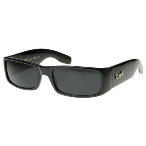 MODA Locs Sunglasses Black OG Original Gangster Shades Dark Lens 140mm | 100% UVA/UVB Protection (70-120 chars) thumbnail 1