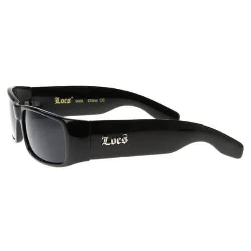 MODA Locs Sunglasses Black OG Original Gangster Shades Dark Lens 140mm | 100% UVA/UVB Protection (70-120 chars) thumbnail 3