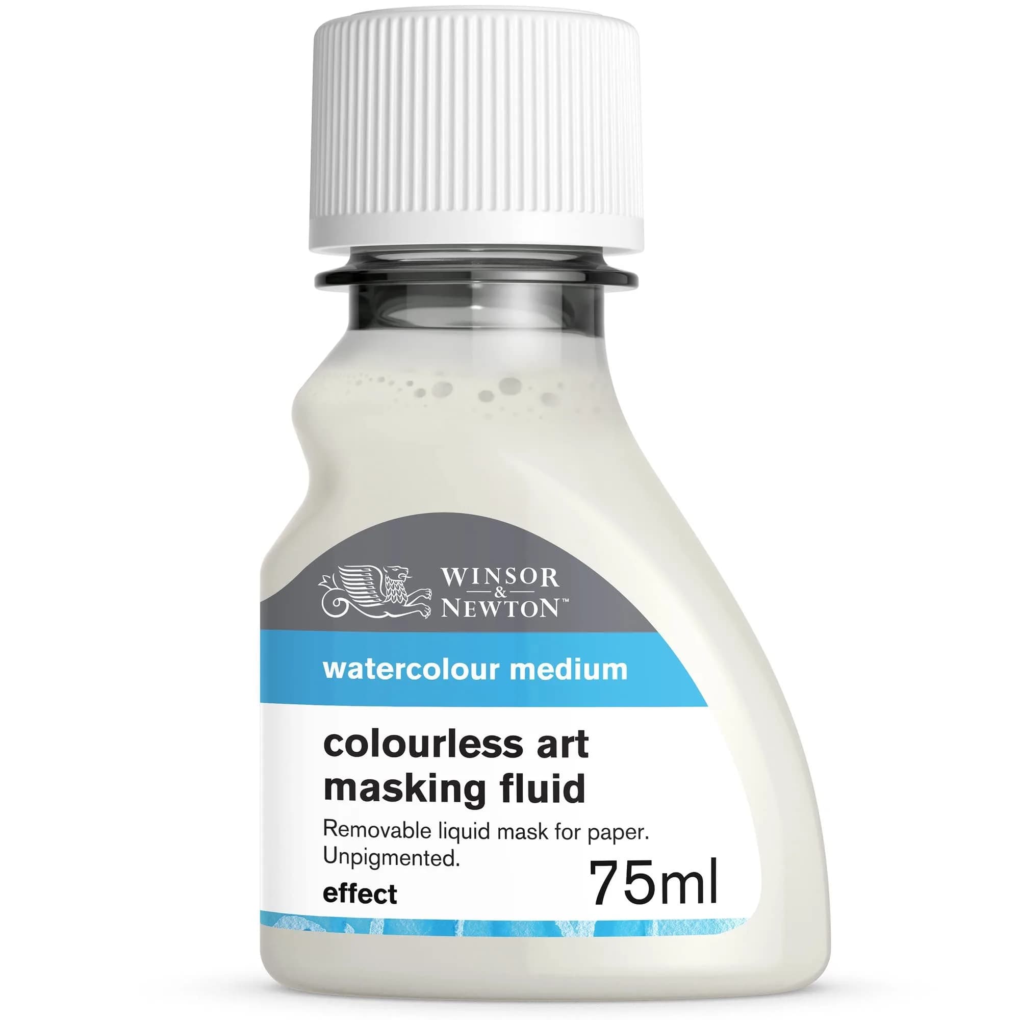 Winsor & Newton Art Masking Fluid, Colourless 75ml (2.53 Fl Oz) | Protects Areas During Watercolor Washes