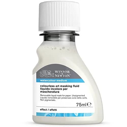 Winsor & Newton Art Masking Fluid, Colourless 75ml (2.53 Fl Oz) | Protects Areas During Watercolor Washes thumbnail 9